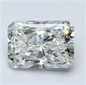 Natural Diamond 3.01 Carats, Radiant with  Cut, G Color, SI1 Clarity and Certified by GIA