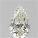 Diamante Natural 0.53 quilates, De pera , Color K, claridad VVS1 y certificado GIA
