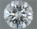 Natural Diamond 0.52 Carats, Round with Excellent Cut, G Color, VS2 Clarity and Certified by GIA