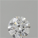 Natural Diamond 0.40 Carats, Round with Excellent Cut, E Color, VS2 Clarity and Certified by GIA
