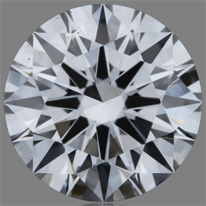 Picture of Lab Grown Diamond 1.10 Carats, Round with Ideal Cut, E Color, VS2 Clarity and Certified by IGI