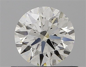 Foto Diamante Natural 0.53 quilates, Redondo , Color H, claridad VVS1 y certificado GIA de