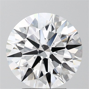 Picture of Lab Grown Diamond 3.52 Carats, Round with Ideal Cut, D Color, VS1 Clarity and Certified by IGI