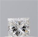 Diamante Natural 0.30 quilates, Princesa , Color E, claridad VS2 y certificado GIA