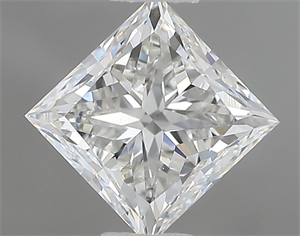 Picture of Natural Diamond 0.81 Carats, Princess with  Cut, G Color, VS1 Clarity and Certified by IGI