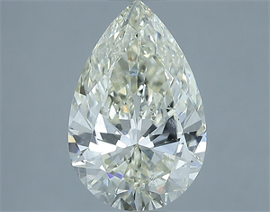 Foto Diamante Natural 2.52 quilates, De pera , Color K, claridad SI2 y certificado IGI de