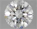 Natural Diamond 0.75 Carats, Round with Excellent Cut, E Color, VS2 Clarity and Certified by GIA