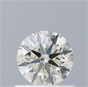 Diamante Natural 0.50 quilates, Redondo , Color K, claridad VVS2 y certificado GIA