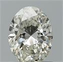 Natural Diamond 0.70 Carats, Oval with  Cut, I Color, VVS1 Clarity and Certified by GIA