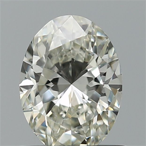 Picture of Natural Diamond 0.70 Carats, Oval with  Cut, I Color, VVS1 Clarity and Certified by GIA