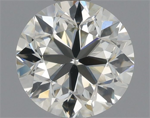 Picture of Natural Diamond 0.70 Carats, Round with Very Good Cut, L Color, VS2 Clarity and Certified by GIA