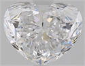 Natural Diamond 2.01 Carats, Heart with  Cut, D Color, VVS1 Clarity and Certified by GIA
