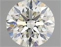 Natural Diamond 0.50 Carats, Round with Very Good Cut, M Color, VVS1 Clarity and Certified by GIA