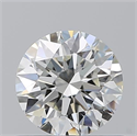 Natural Diamond 0.70 Carats, Round with Excellent Cut, J Color, VVS2 Clarity and Certified by GIA