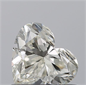Natural Diamond 0.56 Carats, Heart with  Cut, J Color, VVS2 Clarity and Certified by GIA