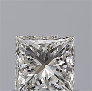 Picture of Natural Diamond 0.42 Carats, Princess with  Cut, G Color, IF Clarity and Certified by GIA