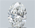 Diamante Natural 1.01 quilates, Ovalado , Color E, claridad VS1 y certificado GIA