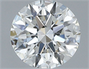 Diamante Natural 0.54 quilates, Redondo , Color H, claridad VS2 y certificado GIA