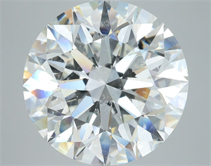 Picture of Natural Diamond 5.81 Carats, Round with Excellent Cut, H Color, SI2 Clarity and Certified by GIA