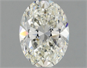 Natural Diamond 0.90 Carats, Oval with  Cut, H Color, VS1 Clarity and Certified by GIA