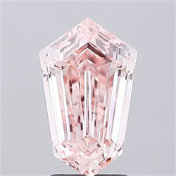 Picture of Lab Grown Diamond 3.01 Carats, HEXAGONAL with  Cut, Fancy Intense Pink Color, VVS2 Clarity and Certified by IGI