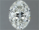 Natural Diamond 0.81 Carats, Oval with  Cut, H Color, VVS1 Clarity and Certified by IGI