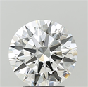 Lab Grown Diamond 3.09 Carats, Round with Ideal Cut, F Color, VVS2 Clarity and Certified by IGI