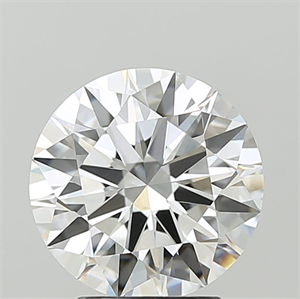 Picture of Lab Grown Diamond 3.09 Carats, Round with Ideal Cut, F Color, VVS2 Clarity and Certified by IGI