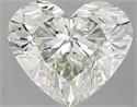 Natural Diamond 6.01 Carats, Heart with  Cut, J Color, VVS2 Clarity and Certified by IGI