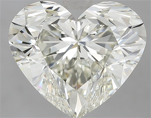 Picture of Natural Diamond 6.01 Carats, Heart with  Cut, J Color, VVS2 Clarity and Certified by IGI