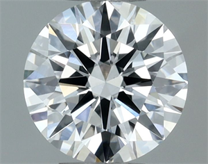 Foto Diamante Natural 0.57 quilates, Redondo , Color F, claridad VS1 y certificado IGI de