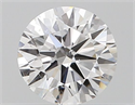 Natural Diamond 0.40 Carats, Round with Excellent Cut, D Color, SI2 Clarity and Certified by GIA