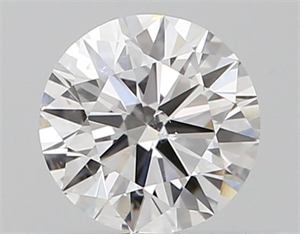 Picture of Natural Diamond 0.40 Carats, Round with Excellent Cut, D Color, SI2 Clarity and Certified by GIA