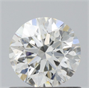 Natural Diamond 0.75 Carats, Round with Excellent Cut, J Color, VS1 Clarity and Certified by GIA