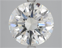 Natural Diamond 5.20 Carats, Round with Excellent Cut, F Color, VVS1 Clarity and Certified by HRD