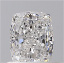 Natural Diamond 0.71 Carats, Cushion with  Cut, E Color, SI1 Clarity and Certified by GIA