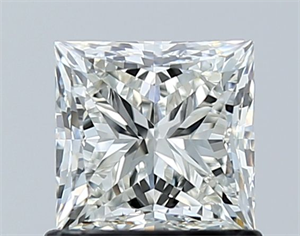 Picture of Natural Diamond 1.01 Carats, Princess with  Cut, I Color, VVS2 Clarity and Certified by GIA