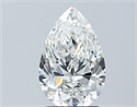 Natural Diamond 2.03 Carats, Pear with  Cut, G Color, IF Clarity and Certified by GIA