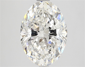 Picture of Natural Diamond 2.51 Carats, Oval with  Cut, F Color, SI2 Clarity and Certified by GIA