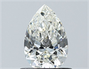 Natural Diamond 0.71 Carats, Pear with  Cut, I Color, VVS1 Clarity and Certified by GIA