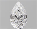 Diamante Natural 0.50 quilates, De pera , Color D, claridad VVS1 y certificado GIA