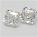 Natural Diamond 1.01 Carats, Asscher with  Cut, J Color, VVS2 Clarity and Certified by GIA