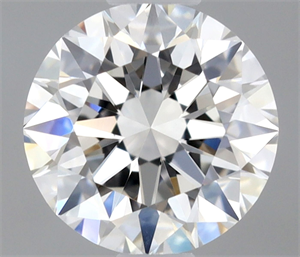 Foto Diamante Natural 0.52 quilates, Redondo , Color F, claridad IF y certificado GIA de