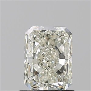 Picture of Natural Diamond 1.01 Carats, Radiant with  Cut, K Color, SI1 Clarity and Certified by GIA
