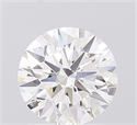 Lab Grown Diamond 1.51 Carats, Round with Ideal Cut, F Color, VVS2 Clarity and Certified by IGI