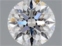 Natural Diamond 0.43 Carats, Round with Excellent Cut, E Color, SI2 Clarity and Certified by GIA