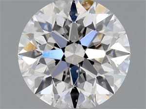 Picture of Natural Diamond 0.43 Carats, Round with Excellent Cut, E Color, SI2 Clarity and Certified by GIA