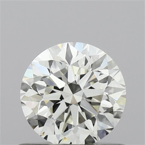 Picture of Natural Diamond 0.70 Carats, Round with Very Good Cut, H Color, VVS1 Clarity and Certified by IGI