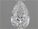 Diamante Natural 0.50 quilates, De pera , Color D, claridad VVS2 y certificado IGI