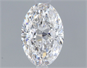 Diamante Natural 0.70 quilates, Ovalado , Color F, claridad VVS2 y certificado GIA